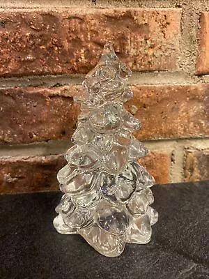 Mosser USA Clear Art Glass Christmas Holiday Tree- Medium 5 1/2  Tall- See Pics! • $27.69