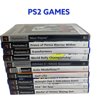 PlayStation 2 PS2 Games Fast Free Next Day Dispatch - Select By Drop Down Menu • £6.99