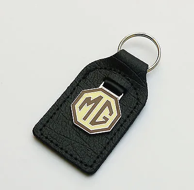 MG Enamel & Chrome Key Fob For Midget MGA MGC MGB GT Midget MGF MGTF Etc • $10.04