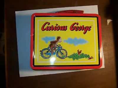 Curious George Mini Metal Lunchbox 1997 Collector Tin. • $8