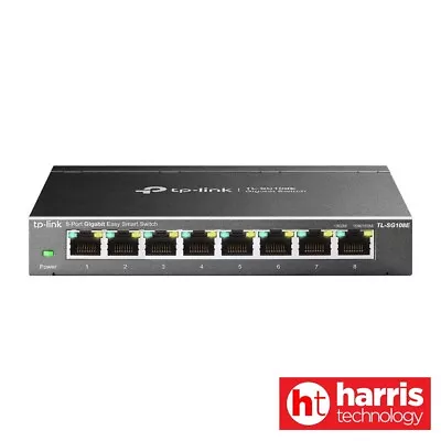 TP-Link TL-SG108E 8-Port Gigabit Easy Smart Switch • $68.88