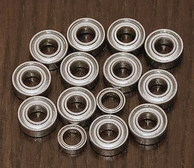 TAMIYA M03 / M04L / FF02 / MIATA / MINI COOPER Metal Sealed Ball Bearing Set • $11.99