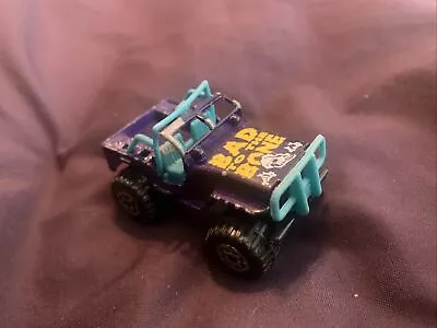 Matchbox Jeep 4x4 CJ Series Purple Blue  Bad To The Bone  1:59 Scale Ships Fast • $2