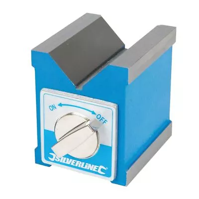 Silverline Magnetic V-Block 70 X 60 X 70mm • £49.99