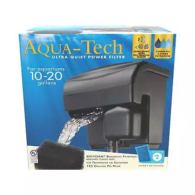 Ultra Quiet Power Filter For Aquariums 10-20 Gallons • $23.32