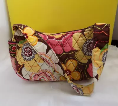 Vera Bradley Small Buttercup Floral Pattern Quilted Shoulder Bag Purse • $11.99