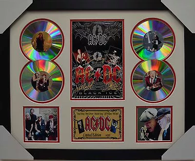 Acdc Ac/dc Signed Memorabilia Framed 4 Cd Limited Edition • $120