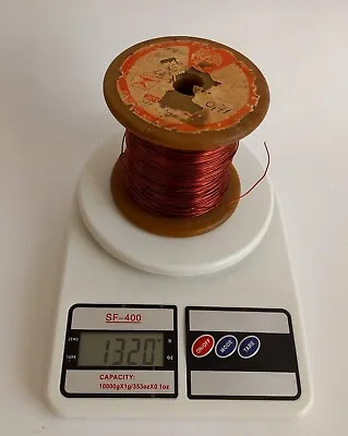 Gauge 22-21 AWG 1150 G Magnetic Wire 0.71 Mm Enamelled Copper Winding USSR • $69