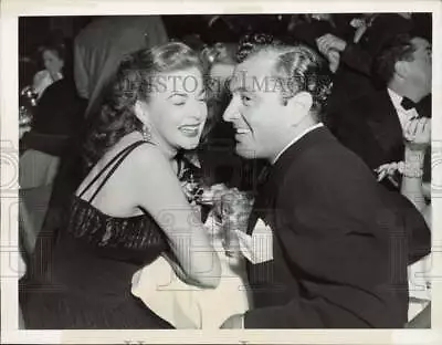 1946 Press Photo Marguerite Chapman And Tony Martin At Los Angeles Club • $19.88