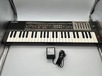 VTG Casio Casiotone MT-100 Keyboard Synthesizer Graphic Equalizer Tested Works • $114.85