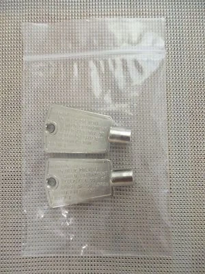 $9.98 • Buy 2x 216702900 Frigidaire Kenmore GE Freezer Door Key AP4071414 PS2061565 KEYS USA