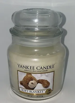 Yankee Candle White Label Soft Blanket Scented Large Jar 14.5oz • £17.36