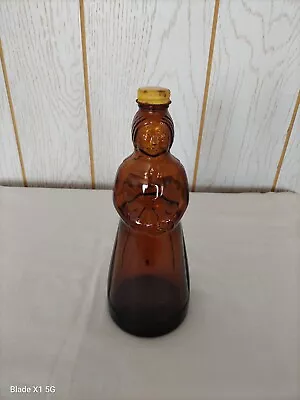 Vintage 1972 Mrs. Butterworth Amber Glass Syrup Bottle • $25