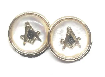 Freemason  Masonic Cufflinks  !!manufacturers Direct Pricing!! • $17.99