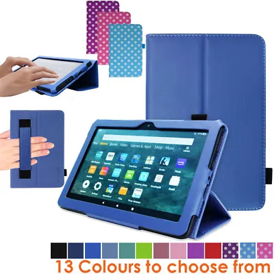 For Amazon Fire HD 8 / Plus 2022 12th Gen Tablet Flip Leather Stand Case Cover • £6.95