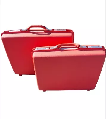 Retro 80's Samsonite Royal Traveler Montebello Il 2 Pc Suitecase Pink Vintage • $39