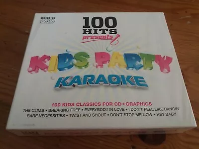 100 Hits Presents KIDS PARTY KARAOKE 5 CD+G New And Sealed • £11.99