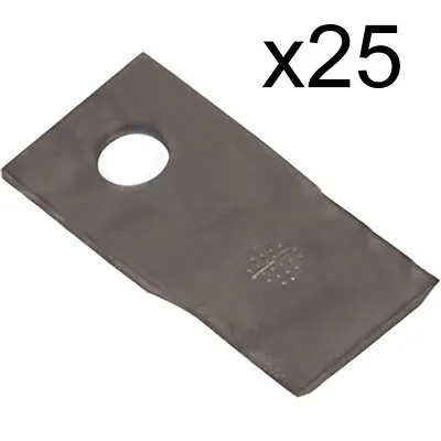 Disc Mower Blade - Left Hand 25 Pack Fits John Deere 260 240 Fits New Holland Ku • $47.85