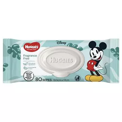 Huggies Baby Wipes Unscented 80 Refill • $2.99