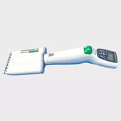 BrandTech Transferpette -8 Electronic 8-Channel Pipette 15 - 300 µL • $24.99