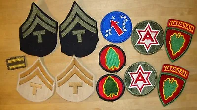 12 Vintage     US Patches Military Lot Of 12 • $35