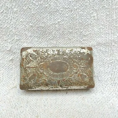 1920s Vintage Soap Keeping Tin Case Soap Case Decorative Rusted Japan T1061 • $40.20