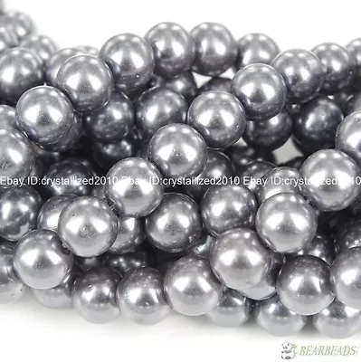 100pcs Top Quality Czech Glass Pearl Round Loose Beads 3mm 4mm 6mm 8mm 10mm 12mm • $2.50