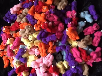 Miniature Handmade Cute Jointed 4cm Teddy Bears Party Bags/dolls House 1/12 Size • £5.99