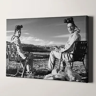 Breaking Bad Walter White And Jesse Pinkman Canvas Wall Art Print • $69