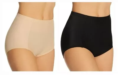 Maidenform FLEXEES Shapewear Brief Panty (FP0058) Black Or Beige Womens S - 3XL • $5.99