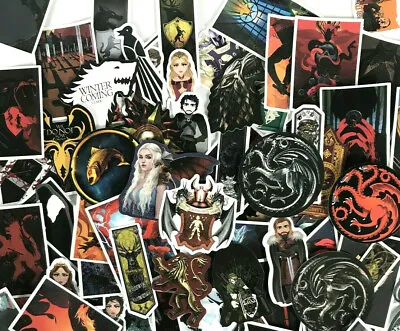 100pc Game Of Thrones GOT Phone Laptop Wall House Banner Sigil Decal Stickers • $9.99