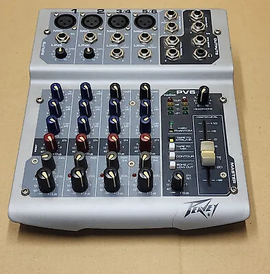 Peavey PV6 6-Channel Compact Mixer For Parts Or Not Working • $50