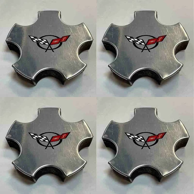 $138.96 • Buy 4PCS OEM POLISHED  Center Cap For 00-04 CHEVY CORVETTE 9593475 9593801 9593807