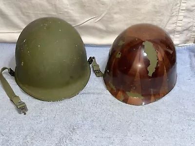 Vietnam War Era 1966 US Army M1 Steel Helmet 9112 LINER 11x NAPE Strap ORIGINAL • $179.99