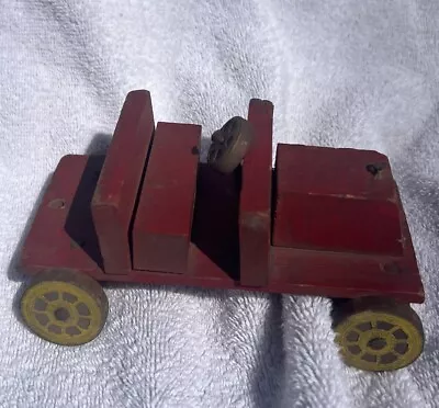 Toy Trucks Vintage Wooden Red Toy Truck • $5