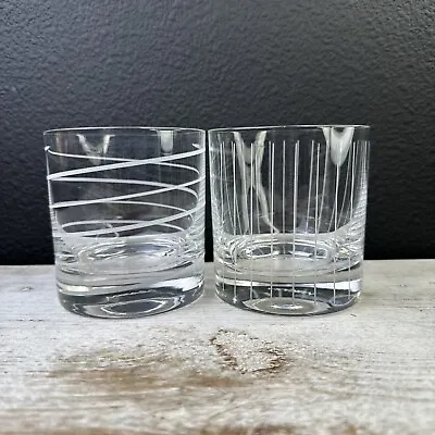 Mikasa Cheers Double Old Fashioned Whiskey Glasses Lowball Replacement • $14.99