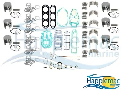 Mercury 2.5L EFI 150 175 200 HP V6 Head Gasket Powerhead Rebuild Kit Piston • $1066.71