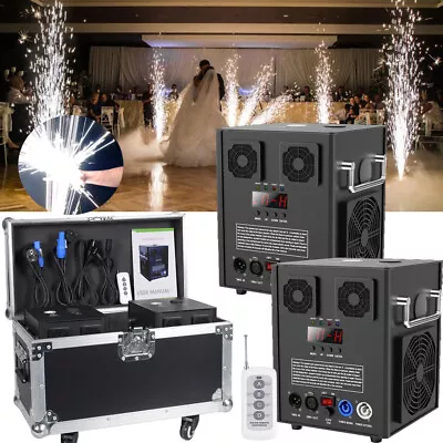 530W Cold Spark Firework Machine Stage Effect Wedding DJ Event Party Flight Case • £209.99