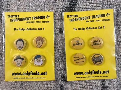 £16 • Buy Very Rare Only Fools And Horses Appreciation Society Old Merchandise Badges