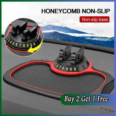 Multifunction Anti-Slip Mat Auto Phone Holder Anti Skid Car Dashboard Sticky Pad • £6.78