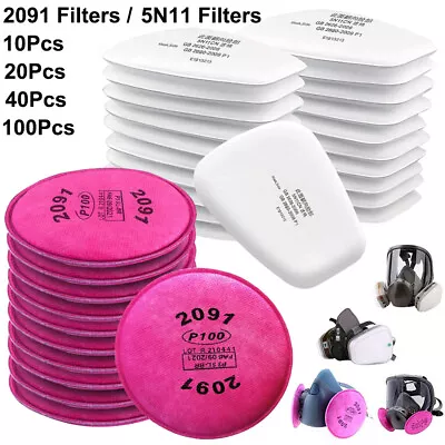 2091 Filters / 5N11 Filters Replacement For 6000 6800 7000 Series Respirators US • $16.98
