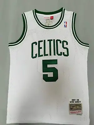 Boston Celtics Kevin Garnett 5# Throwback Sewn Fan Jerseys • $40.66