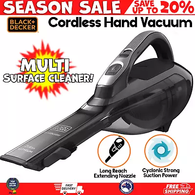 Black & Decker Cordless Handheld Vacuum Cleaner Portable Dustbuster Vac • $113.76