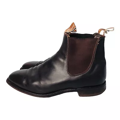 RM WILLIAMS Genuine Dynamic Flex Craftsman Boot 10.5 H Yearling Leather Brown • $450