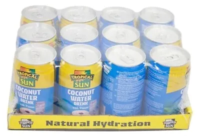 Tropical Sun Coconut Water With Pieces - 12 X 330ml • £19.99