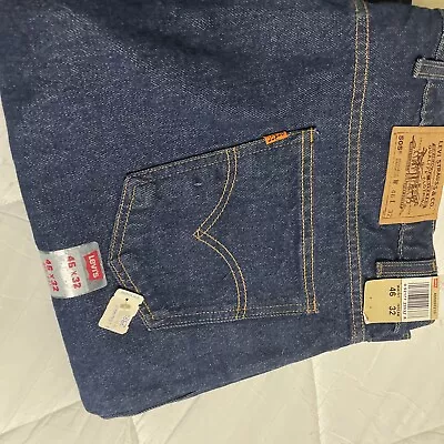 New Levi Strauss & Co Orange Label 505  46x32  Vintage Jeans • $40