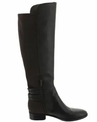 Vince Camuto Medium Calf Leather Tall Shaft Boots Pauletta Gray • $43.99