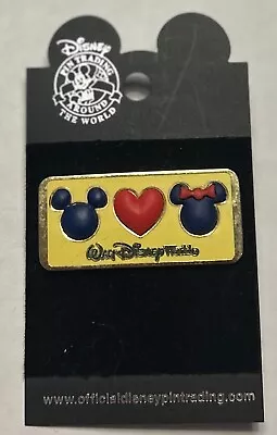 Walt Disney World - Mickey & Minnie Mouse Heart - Rubber 3D Pin • $9.99