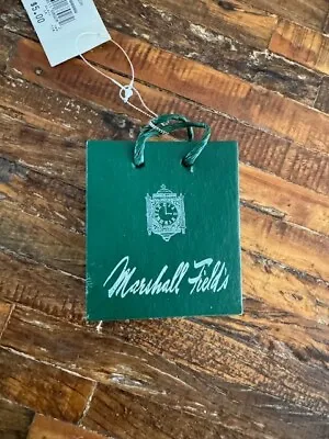 Vintage Marshall Fields Green Bag Christmas Ornament • $60