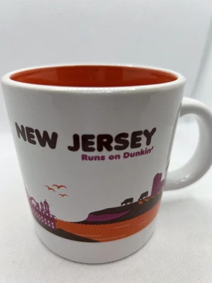 $10 • Buy Dunkin' Donuts Coffee Mug New Jersey Runs On Dunkin' 2013